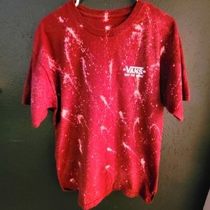 Distressed bleached T shirt